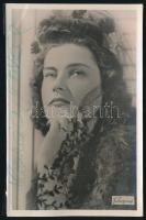 Karády Katalin (1910-1990) színésznő fotólap autográf aláírásával 9x14 cm