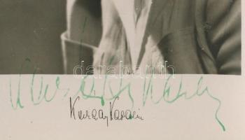 Karády Katalin (1910-1990) színésznő fotólap autográf aláírásával 9x14 cm