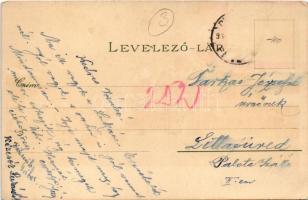 Budapest VI. Nyugati pályaudvar télen. Kuenstlerpostkarte No. 2123. von Ottmar Zieher. litho s: Raou...