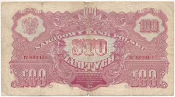 Lengyelország 1944. 100Zl T:VG Poland 1944. 100 Zlotych C:VG