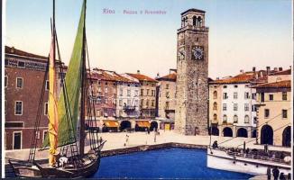Riva del Garda, Piazza 3 Novembre /square, ship, tower