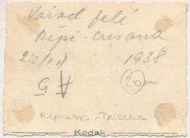 1938 RIPENSIA Temesvár labdarúgócsapat, kártyázó focisták úton Nagyvárad felé. Ripensia - Crisana Or...