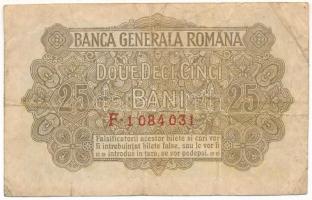 Románia / Német megszállás 1917. 25b T:F Romania / German occupation 1917. 25 Bani C:F Krause P#M1