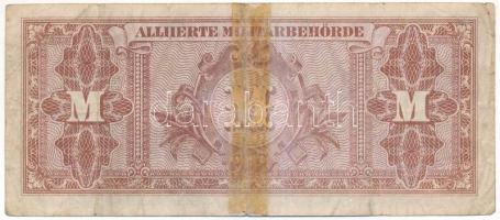 Német Harmadik Birodalom / Szövetséges megszállás 1944. 20M T:VG ragasztva German Third Reich / Alli...