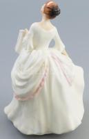 1981, Royal Doulton hímző lány, jelzett, repedéssel, restaurált, m: 20 cm