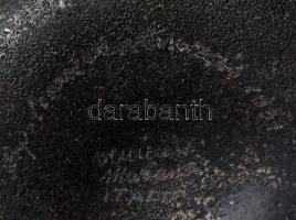 Venini Murano jelzéssel savmaratott üvegváza, m: 25 cm