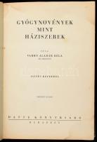 Varró Aladár Béla: Gyógynövények mint háziszerek. Bp., 1931, Dante. Második kiadás. Színes képekkel illusztrált. Kiadói egészvászon kötésben, kopott, foltos borítóval, sérült gerinccel, foltos lapokkal.