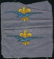 Textil cserképfelvarró 16×16 cm