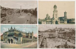 21 db RÉGI külföldi város képeslap vegyes minőségben / 21 pre-1945 European town-view postcards in mixed quality