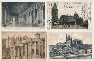 21 db RÉGI külföldi város képeslap vegyes minőségben / 21 pre-1945 European town-view postcards in mixed quality