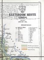 [Térkép] Esztergom megye térképe. Tervezte: Gönczy Pál. Mértéke: 1 : 225.000. (1887)
Budapest, 1887...