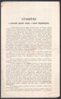 1910 Kalocsa, Városy Gyula kalocsai érsek körlevele, utasítás a szerzetesnők gyóntatói számára a kalocsai főegyházmegyében, kissé foltos, 3 p.