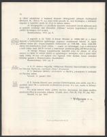 1910 Besztercebánya, Radnai Farkas (1872-ig Rillhammer) besztercebányai püspök körlevele, 16 p