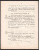 1908 Gyulafehérvár, gróf székhelyi Majláth Gusztáv Károly erdélyi püspök körlevele, 8 p