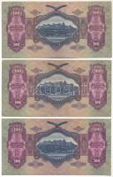 1930. 100P (3x) mindegyik csillagos sorozatszámmal "*E 023", "*E 059" és "*...