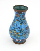 cca 1900, Kínai cloisonne váza, m: 11 cm