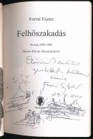 Forrai Eszter: Felhőszakadás. Versek, 1998-1999. A szerző, Forrai Eszter (1938-) által DEDIKÁLT péld...