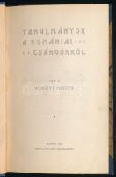 Rubinyi Mózes: Tanulmányok a romániai csángókról. Bp., 1906., Markovits és Garai, 96 p. Egyetlen kiadás. Átkötött félvászon-kötés, kissé kopott borítóval.