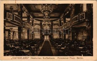 Berlin, Vaterland Deutsches Kaffeehaus, Potsdamer Platz / café, interior (EK)