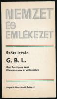 Szőts István: G. B. L. Gróf Batthyány Lajos főbenjáró pere és vértanúsága. Irodalmi forgatókönyv. Szőts István (1912-1998) Kossuth-díjas filmrendező által Maléter Pálné Gyenes Judit (1932-2019), Maléter Pál 1956-os honvédelmi miniszter özvegye részére DEDIKÁLT! Bp., 1987, Magvető. Kiadói papírkötés.