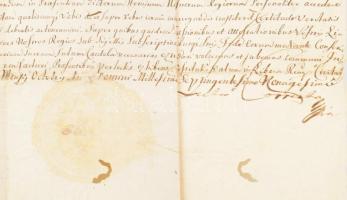 1793 II. Ferenc német-római császár és magyar király oklevele, melyben Bethlen Gergely (1641-1697) e...