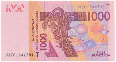 Nyugat-Afrikai Államok / Togo 2003. 1000Fr T:UNC West African States / Togo 2003. 1000 Francs C:UNC  Krause P#815T