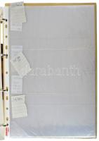 Négygyűrűs berakó, összesen 46db, hármas és négyes osztású berakólappal, használt állapotban