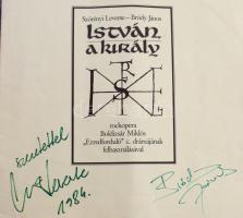 Szörényi Levente - Bródy János: István a király. Szörényi Levente és Bródy János által DEDIKÁLT, dát...