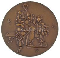 Kiss Nagy András (1930-1997) DN "Semmelweis Ignác 1818-1865" kétoldalas bronz emlékérem (6...