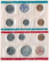 Amerikai Egyesült Államok 1968. 1c-25c (5xklf) + "Philadelphia" zseton forgalmi sor lezárt...