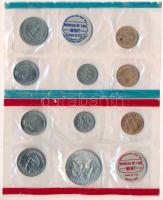 Amerikai Egyesült Államok 1968. 1c-25c (5xklf) + "Philadelphia" zseton forgalmi sor lezárt...