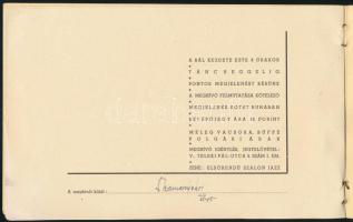 1948 A Magyar-Örmény Egyesület báljának meghívója, Szamosújváry Tibor saját kezű aláírásával