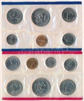 Amerikai Egyesült Államok 1981P 1c-1/2$ (5xklf) + "Philadelphia" + 1990D 1c-1/2$ (5xklf) &...