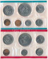 Amerikai Egyesült Államok 1974. 1c-1$ (7xklf) + 1974D 1c-1$ (6xklf) "Denver" forgalmi soro...