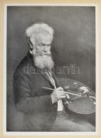 Munkácsy-album 1. sorszám Albrecht királyi herceg nevére szóló, sorszámozott. Kiadja a Magyar Képzőm...