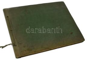 Munkácsy-album 1. sorszám Albrecht királyi herceg nevére szóló, sorszámozott. Kiadja a Magyar Képzőm...