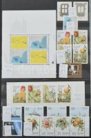 Szép modern nyugat-európai motívum tétel, sorok, blokkok, kisívek, benne sok Portugália, Azori-szige...