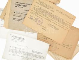 1945-1946 Horváth Béla honvéd százados iratanyaga, a nyilasok letartóztatták, az SS Dachauba hurcolt...