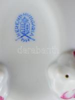 Herendi Eton mintás tojás alakú bonbonier. 3 lábon, jelzett, hibátlan, h: 11 cm