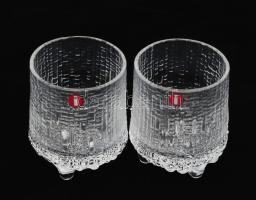 Iittala finn design kis pohár, párban, eredeti dobozában, jelzett