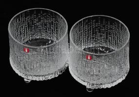 Iittala finn design whiskys pohár, párban, eredeti dobozában, jelzett 3,5 cm