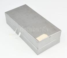 Iparművész kovácsoltvas gyertyatartó, díszdobozban 24 cm