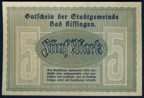 Német Birodalom/Weimari Köztársaság/Bad Kissingen 1918.11.20. 5M T:I