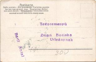 Magyar zászló / Hungarian flag. litho (felületi sérülés / surface damage)