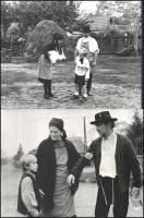 1983 Jób lázadása c. film 6 db fotója, rajtuk Zenthe Ferenc, Temessy Hédi és mások, egy a hátoldalon...