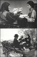 1983 Jób lázadása c. film 6 db fotója, rajtuk Zenthe Ferenc, Temessy Hédi és mások, egy a hátoldalon...