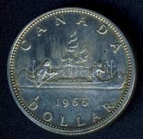 Kanada 1966. 1$ Ag "Kenu" T:2