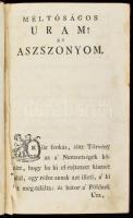 Sturm, Christoph Christian - Tiedge, Johann Friedrich: Istennel való társalkodás, a' reggeli órákon az esztendőnek minden napjaira Posonyban, 1784, Füskuti Landerer Mihály költségével, és betűivel. címlapkép (Weinmann Márkus metszete), 5 sztl. lev., 821 p., 1 sztl. lev. id. Kármán József fordításában. Kitépett címoldallal! Bordázott bőrkötésben.