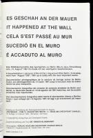Rainer Hildebrandt: Es geschah an der Mauer / It happened at the Wall / Cela s'est passé au mur...