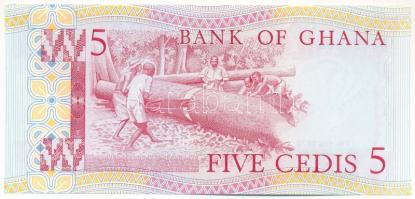 Ghána 1979. 5C T:AU 
Ghana 1979. 5 Cedis C:AU 
Krause P#19a